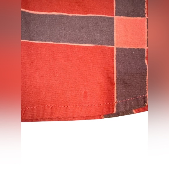 Sheridan French Liv Blouse in Red Plaid with Gold Studs Size XS - Picture 8 of 12